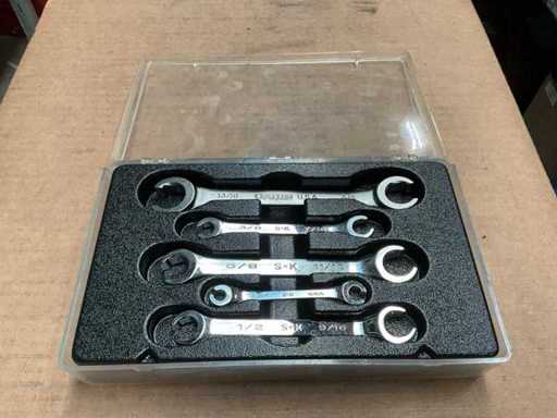 Zestaw kluczy obrońcowych z otwartym końcem