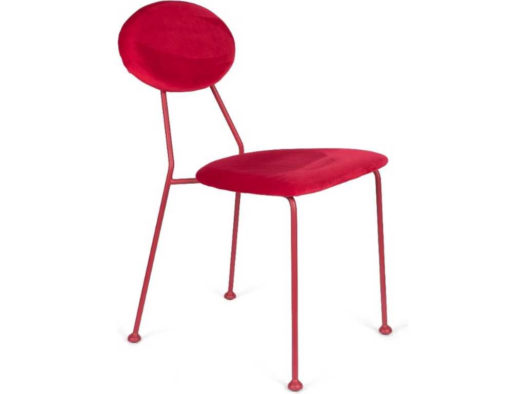 Bold Monkey - Kiss The Froggy Chair - Red - Dining chairs (10x)