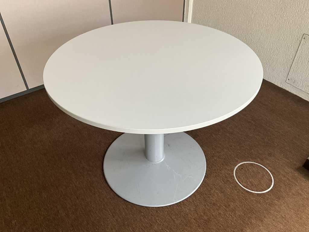 Round table - grey base 100x75