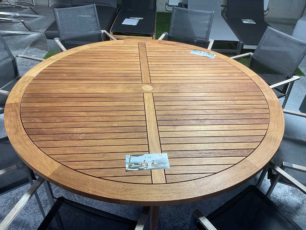 Barlow tyrie teak ronde tafel 180 cm diameter