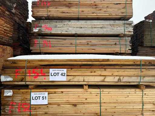 Cls Houten Kepers 3000x89x39mm 136 stuks