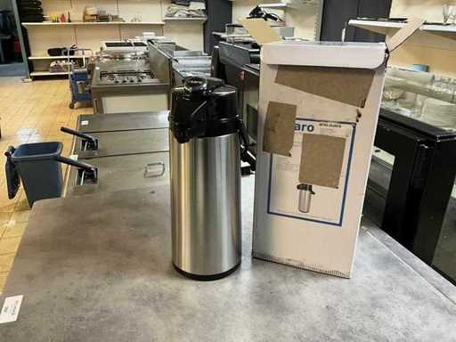 Bouteille de pompe en acier inoxydable Saro