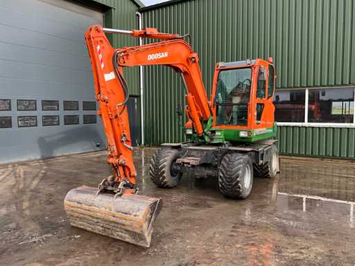 2014 Doosan DX55W Wheeled Excavator