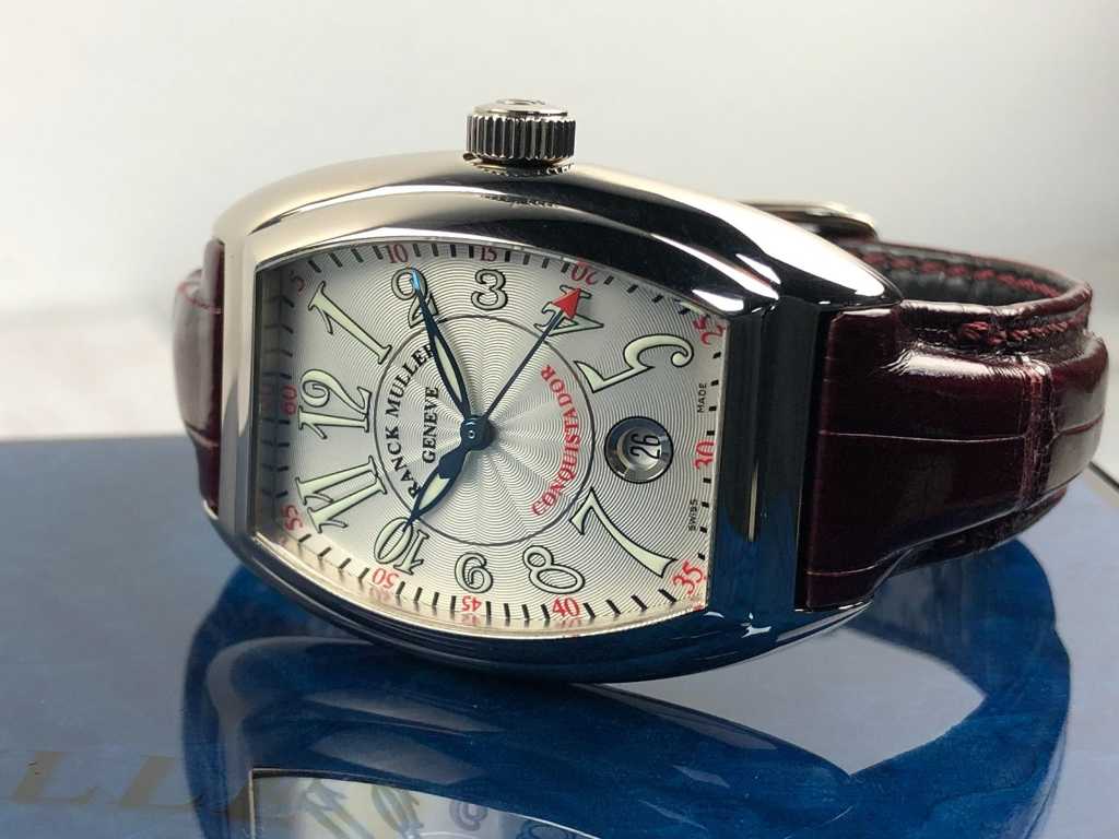 Franck Muller Conquistador Automatic 18K White Gold 8005SC Herenhorloge