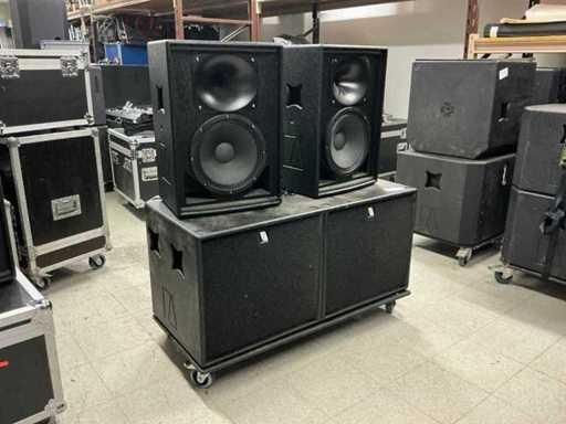 Tien Audio S1820DR en 2x M1201R-luidsprekers (2x)