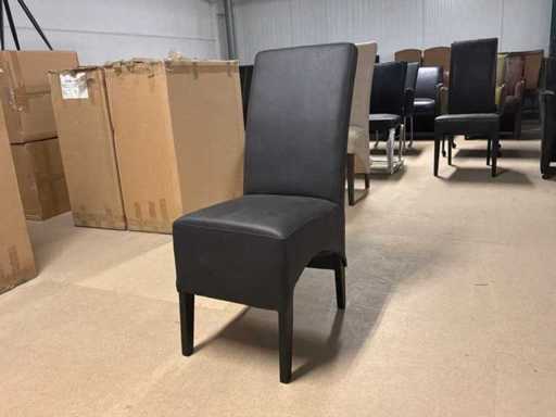 Chaise de salle à manger en cuir binc (6x)