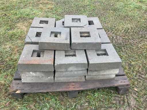 Betonvoet ten behoeve van verkeersschild (30x)