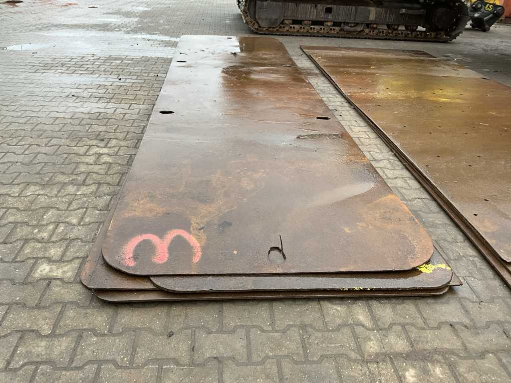 Metal road plate (5x)