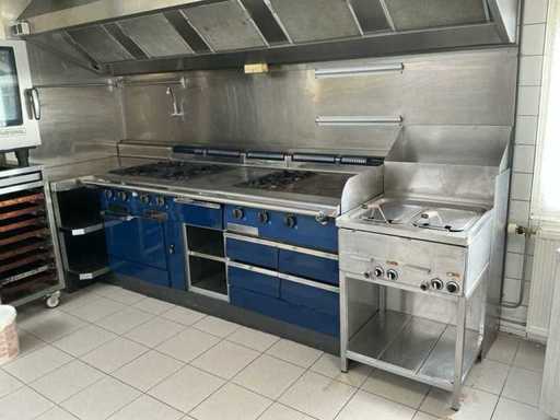 Professionele Horeca Kooklijn incl. Friteuse en Afzuigkap