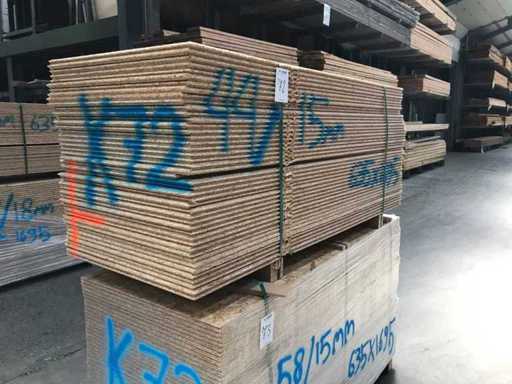 Fogli OSB 15mm 635x1690mm (44x)