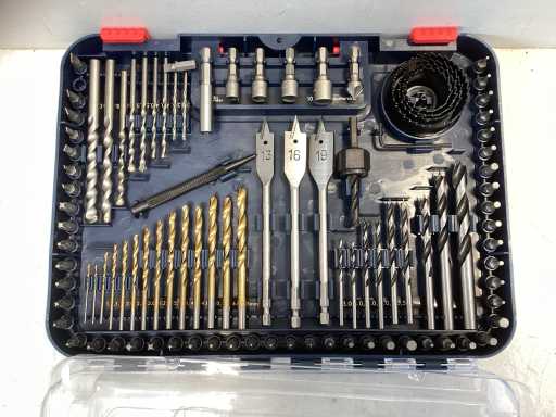 Boor en bitset 100 dlg koffer