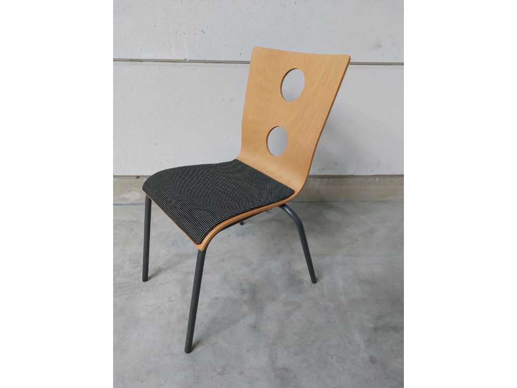 10 x Drisag Occhio Vintage stoel by Roel Vandebeek 