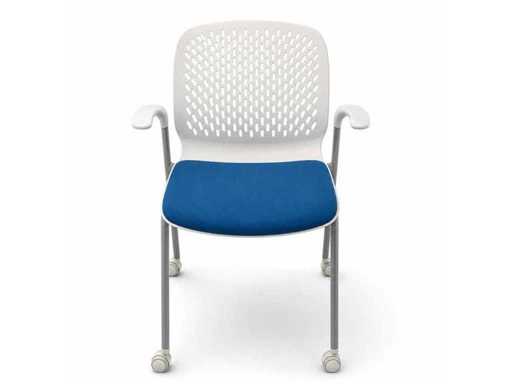 steelcase - cb-sc-cavatina-vierfuss - Stuhl Vierfuß mit Rollen