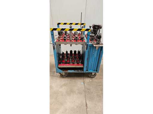   Porte-outils et chariot pour accessoires d’usinage