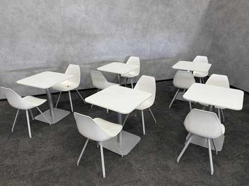 Gispen/ Alma design - 10p canteen setup