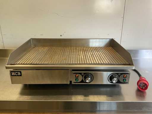 HCB EG-820-3 | Grill- en bakplaat - gegroefd