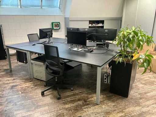 Batch of office furniture