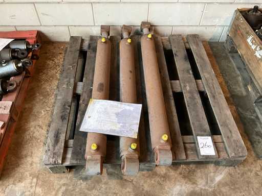 Schuifas cilinder (3x)