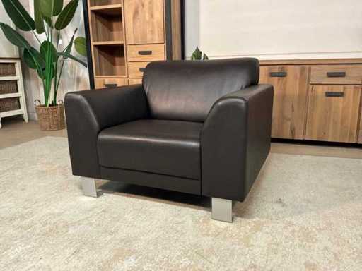 Brandy Leren Fauteuil