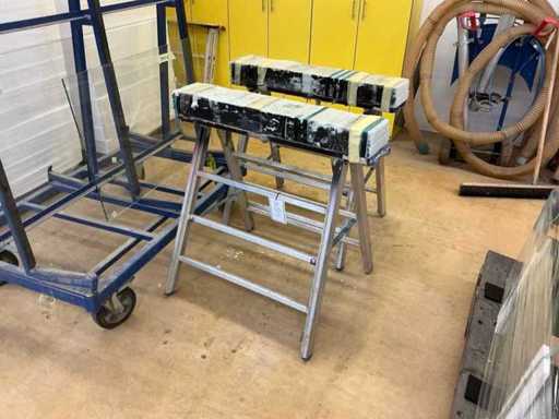 Ponts pliants en aluminium (2x)