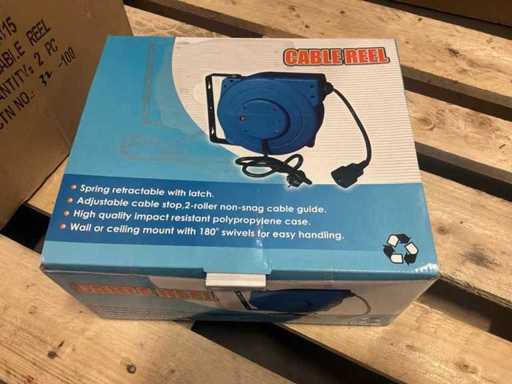 Tambur de cablu 40415 Role și cablu de prelungire (2x)