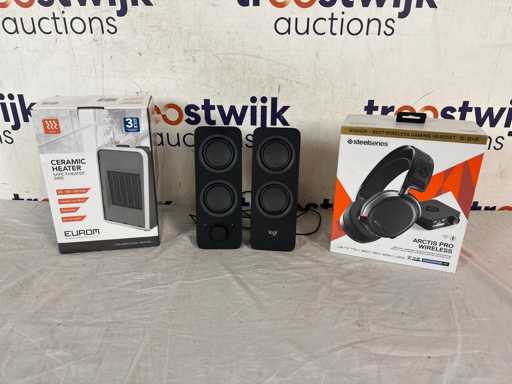SteelSeries Arctis Pro Gaming Headset| Eurom Kachel | Logitech S-00168 Stereo speakers