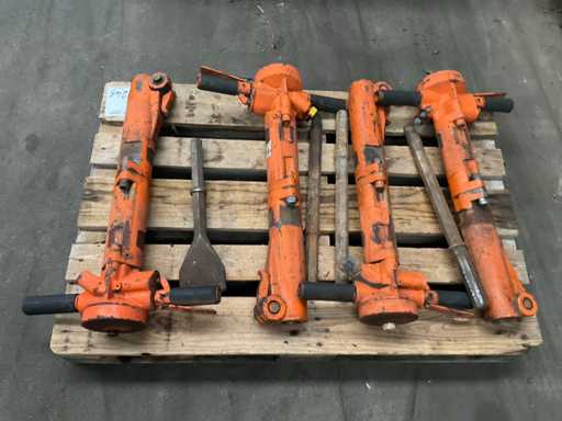 Hydraulisch breekhamer (4x)