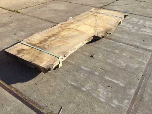 Tree trunk Table top oak 2900x1000x90mm