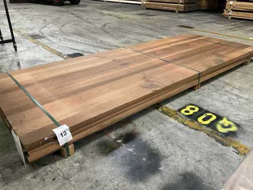 Thermo Oak eiken verlijmde panelen 20x1000 mm (5x)