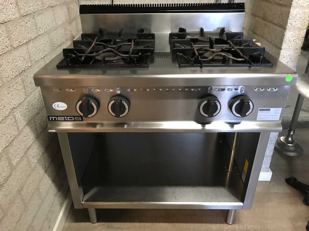 Metos - 4-burner gas stove