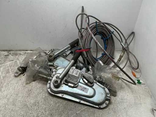 2016 Tractel Tirsafe T3 complete Temporary lifeline 20m transportable