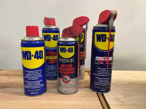 WD-40 - Lubrificante / Olio penetrante / Spray di manutenzione - WD-40 Spray multiuso - Vari tipi (5x)