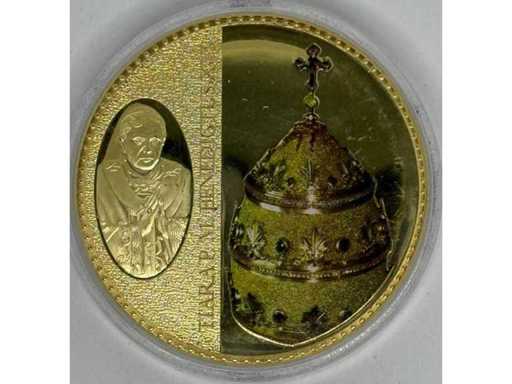 Pauselijk Kruis "Tiara Papalis" Herdenkingsmedaille – Vaticaan