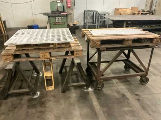 Stalen schragen (2x)