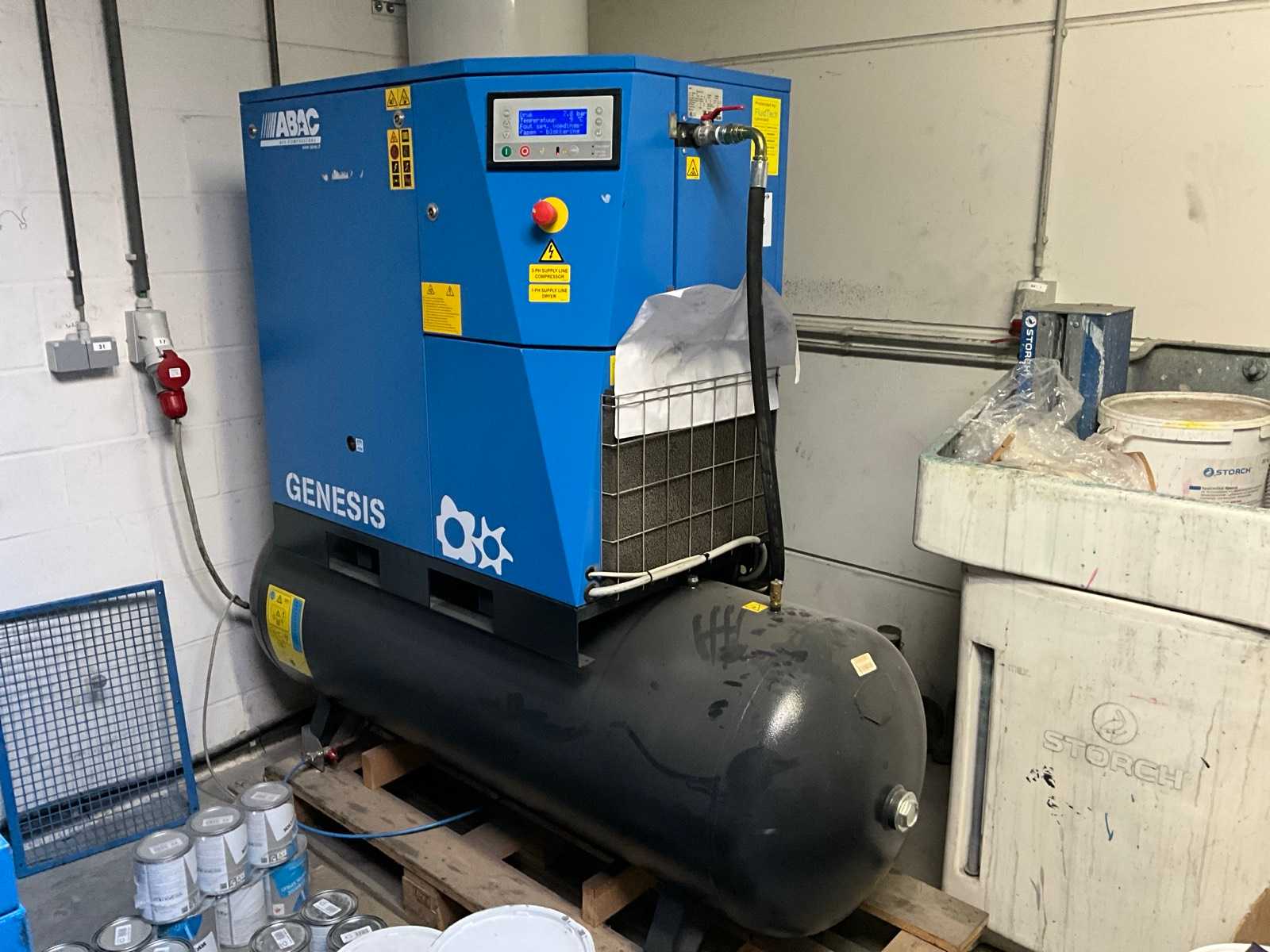 2017 ABAC Genesis 11-500 Screw Compressor