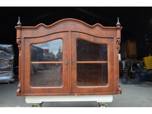 Vintage ladekast/vitrinekast