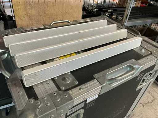 20-Watt passiver Säulenlautsprecher mit Halterung (4x)