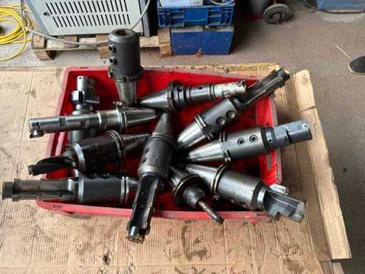 Mixed Lot - Tool Holders with Milling Tools - SK 50