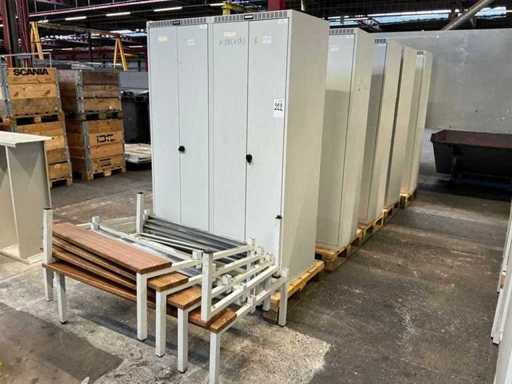 4-türiges Schließfach (5x)