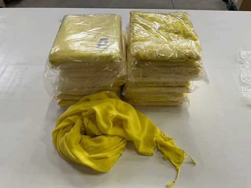 Fair Trade Scarf yellow (26x)