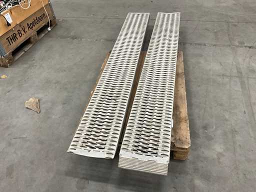 Aluminium Oprijplank (2x)