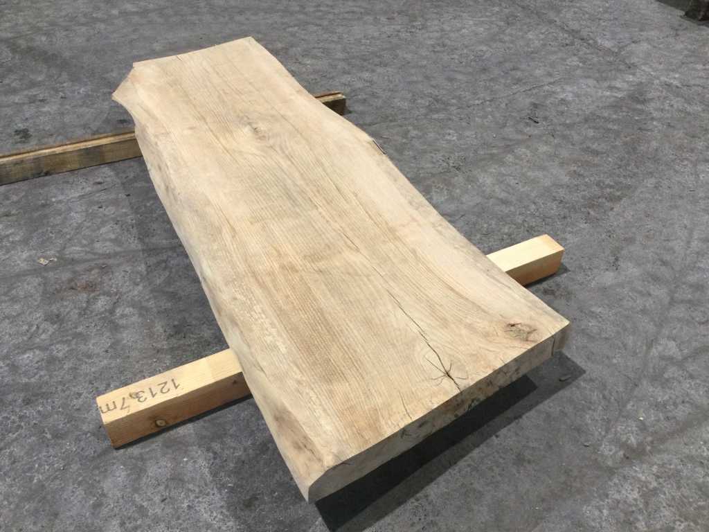 tavolo con tronco di quercia