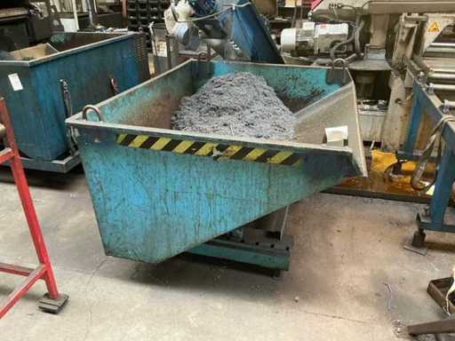 Afval kipcontainer
