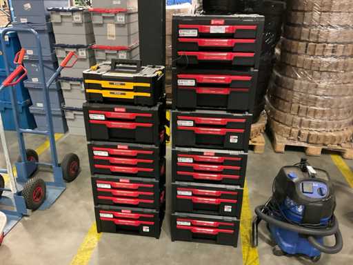 Qbrick/DeWalt Toolboxes (11x)
