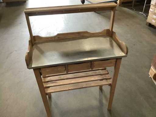 Design Esschert - Masă de plantare 75x76 cm