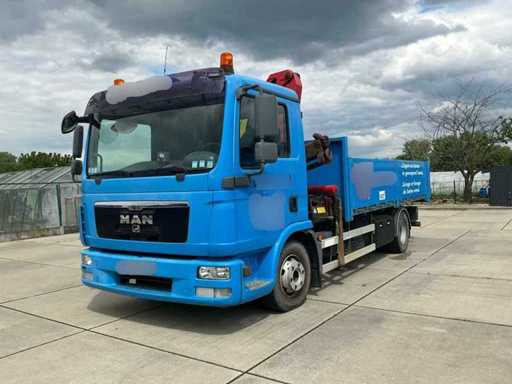 2010 Man TGL 6.8 Met kraan en kiepbak Vrachtwagen