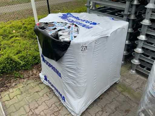 feutre de toiture en palette