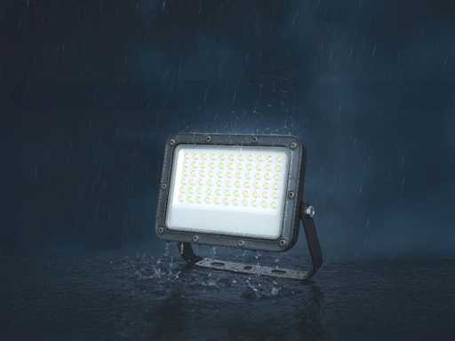 50W 3000K LED Floodlights with Lens Waterproof (40x)