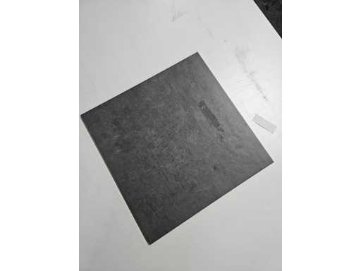 Ales Cemento 60x60cm - Antraciet -  8,64m²