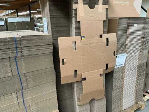 Partij interieur large tbv planten verzenddozen 33x30cm (630x)